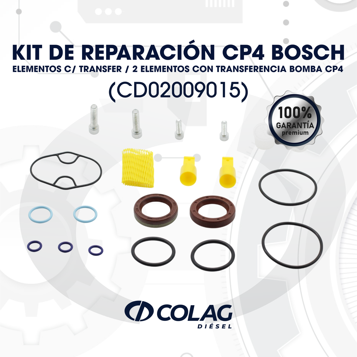 KIT REP. CP4 BOSCH ELEMNTOS C/ TRANSFER