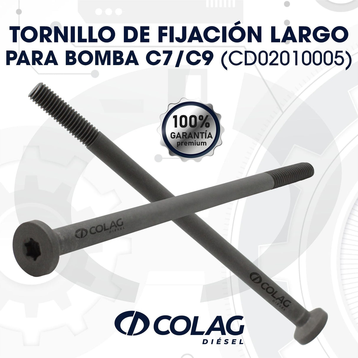 TORNILLO FIJACION LARGO P/ BOMBA C7/C9