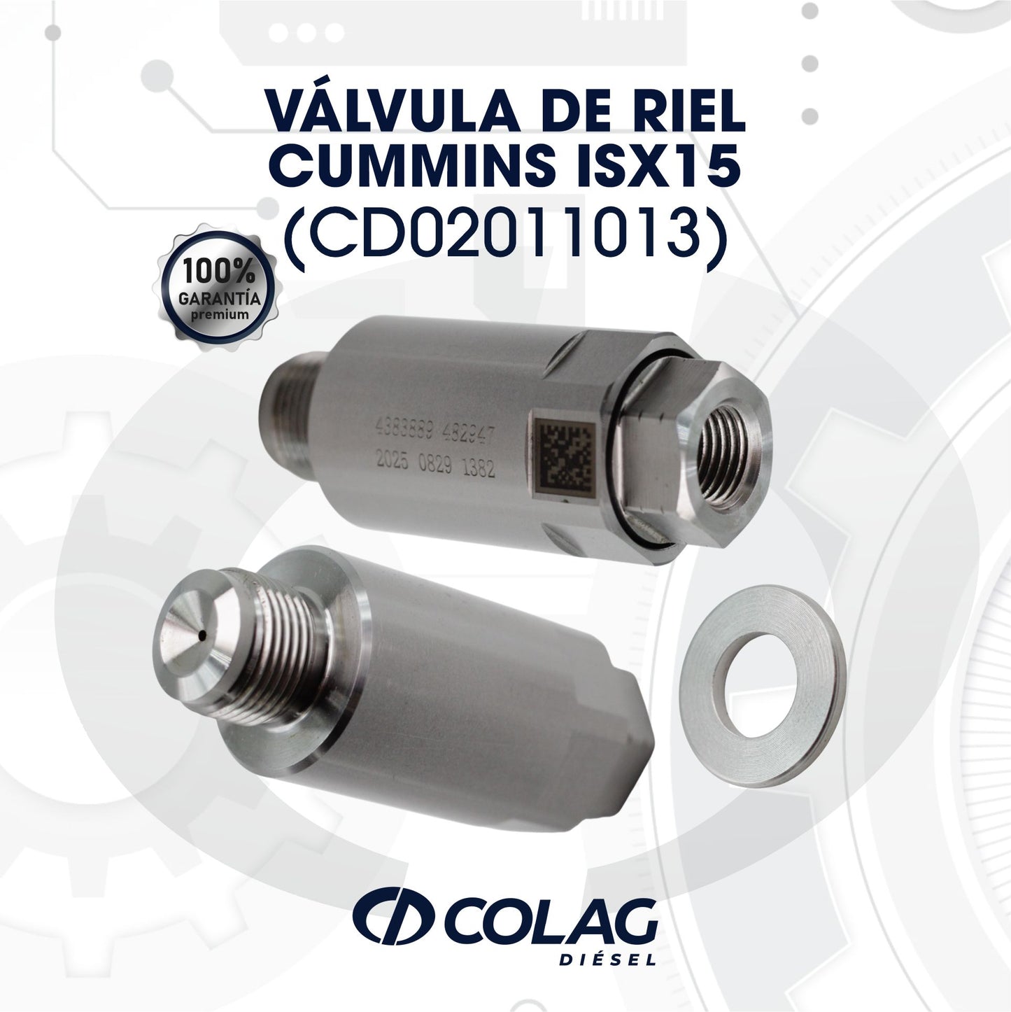 VALVULA DE RIEL CUMMINS ISX15