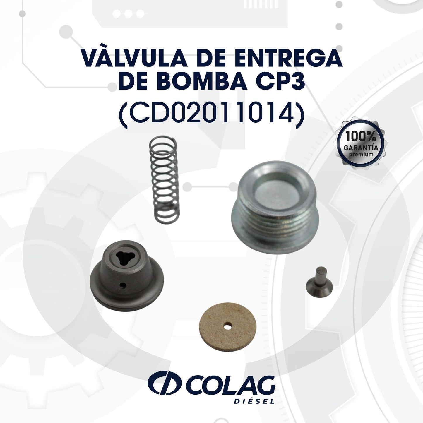 VÀLVULA DE ENTREGA DE BOMBA CP3