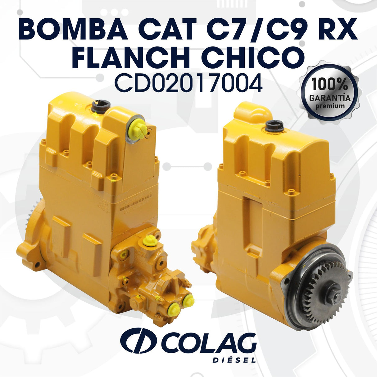 BOMBA CAT C7/C9 RX FLANCH CHICO