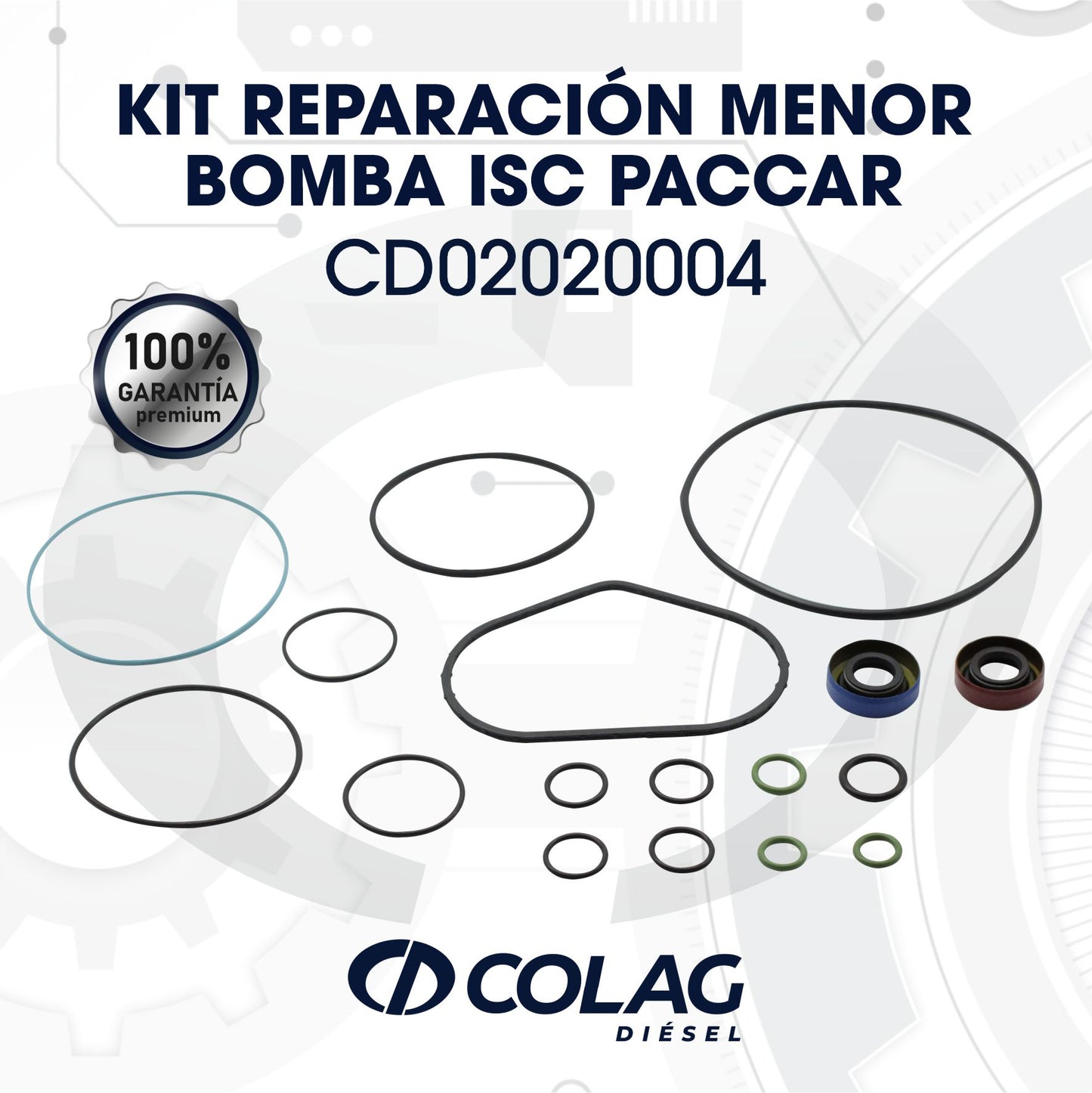 KIT REPARACIÓN MENOR BOMBA ISC PACCAR