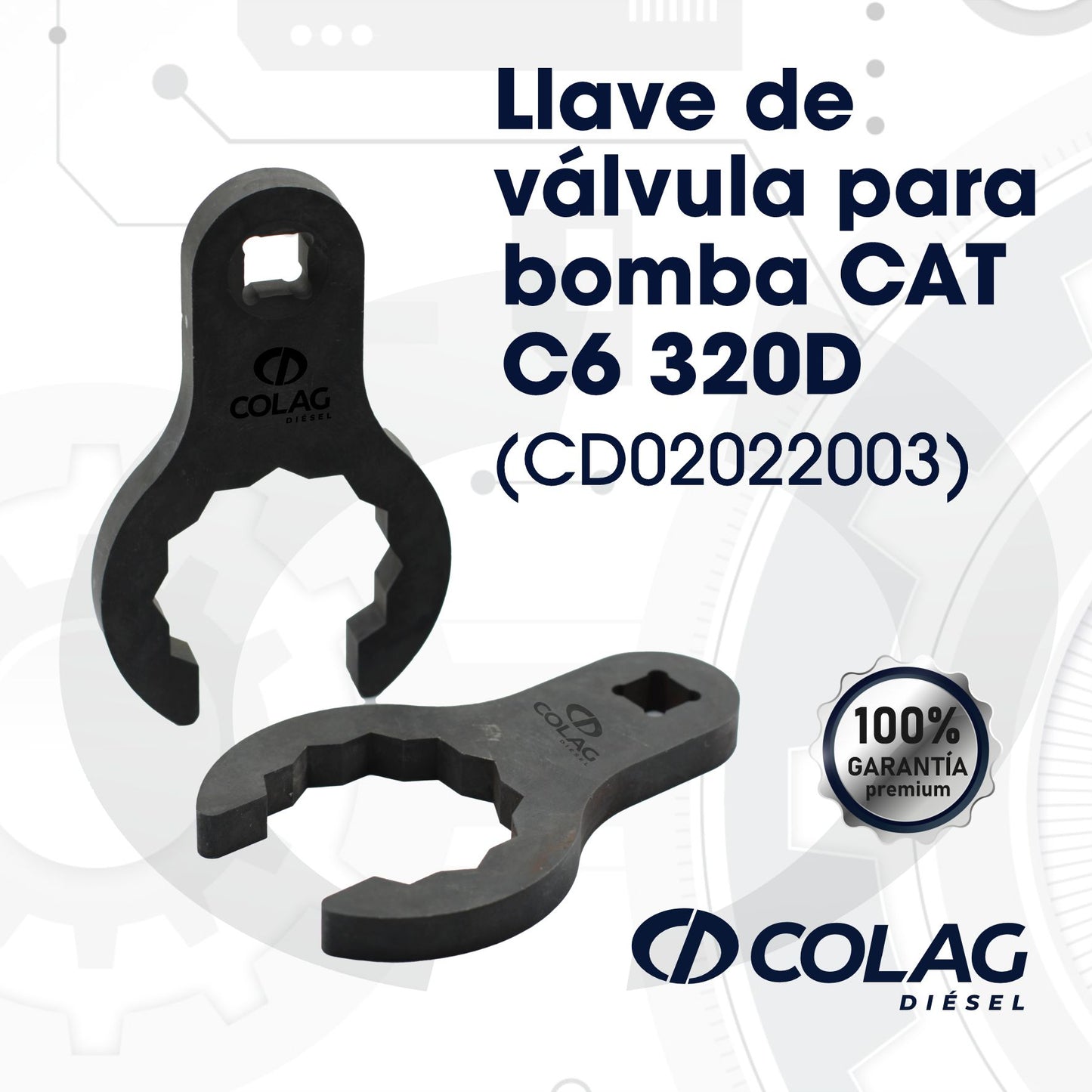 LLAVE DE VÁLVULA PARA BOMBA CAT C6 320D