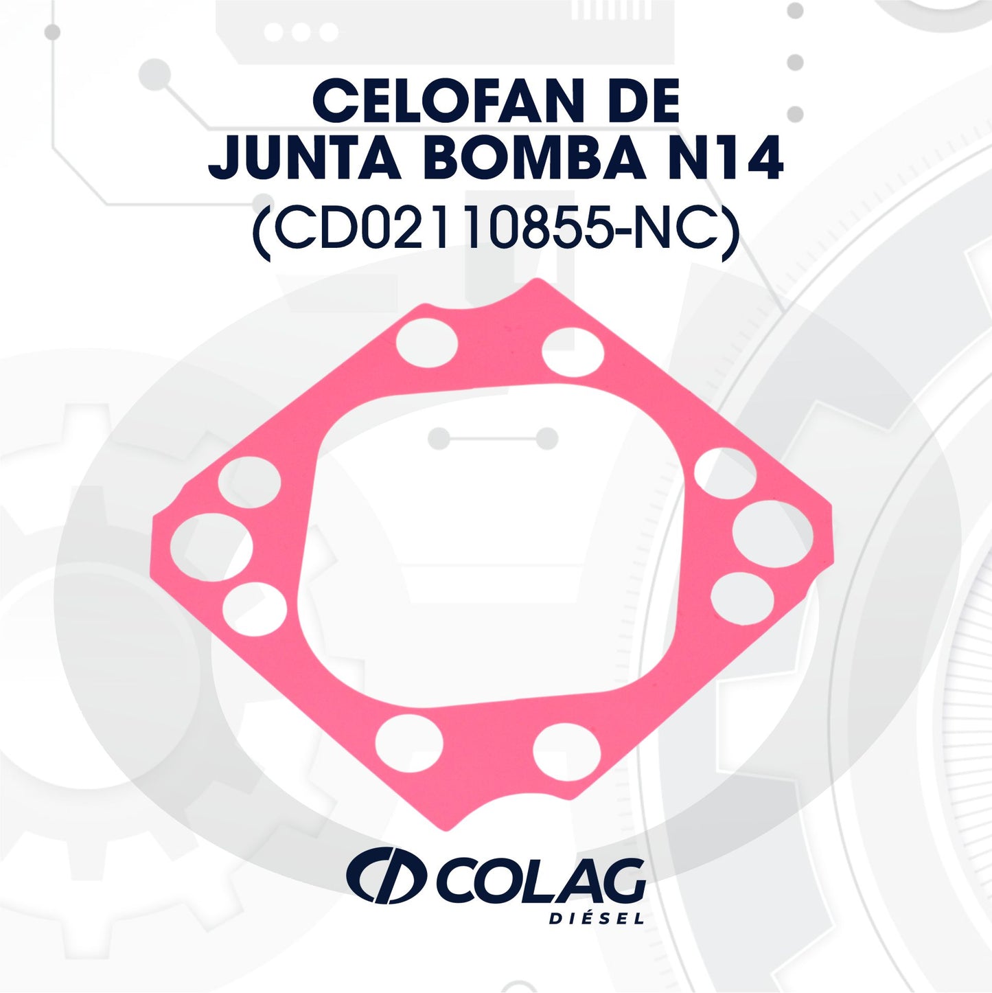 CELOFAN DE JUNTA BOMBA N14