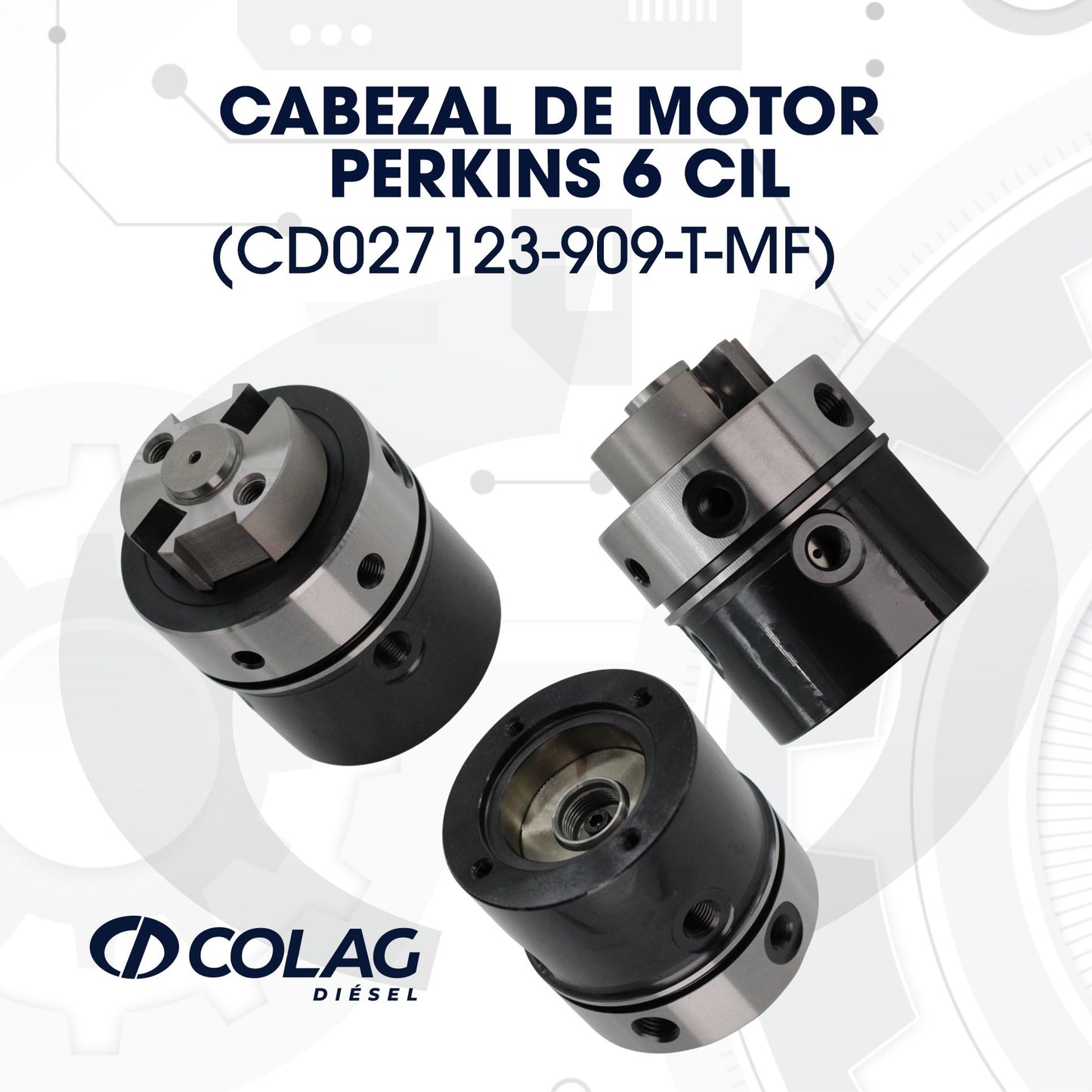CABEZAL DE MOTOR PERKINS 6 CIL