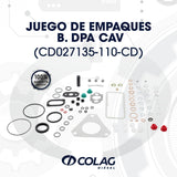 JUEGO DE EMPAQUES B. DPA CAV