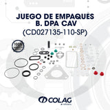 JUEGO DE EMPAQUES B. DPA CAV