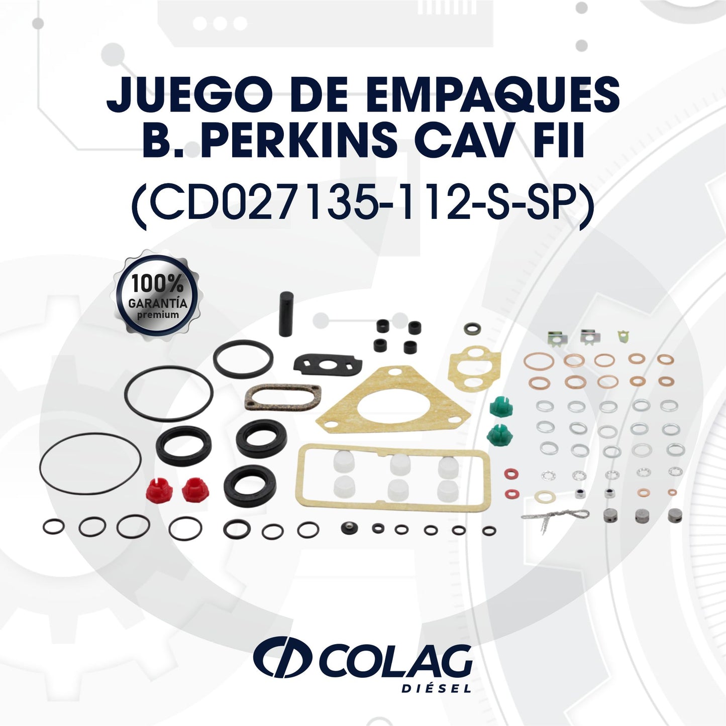JUEGO DE EMPAQUES B. PERKINS CAV FII