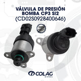 VÁLVULA DE PRESIÓN BOMBA CP3 SL2