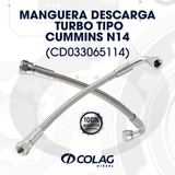 MANGUERA DESCARGA TURBO TIPO CUMMINS N14