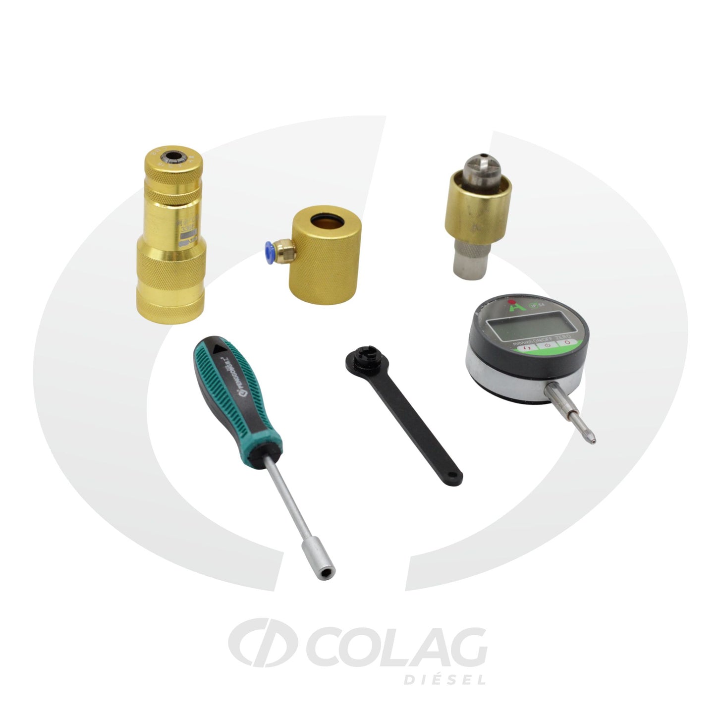 HERRAMIENTA C/ RELOJ MEDIDOR INYECTOR C6