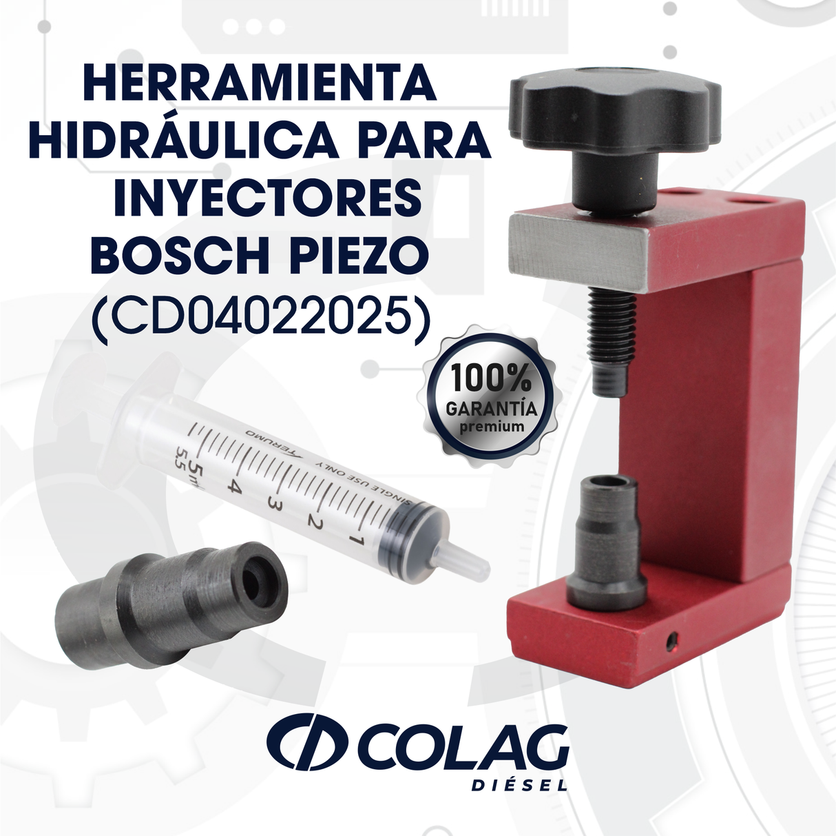 HERRAMIENTA HIDRAULICA P/ INY. PIEZO