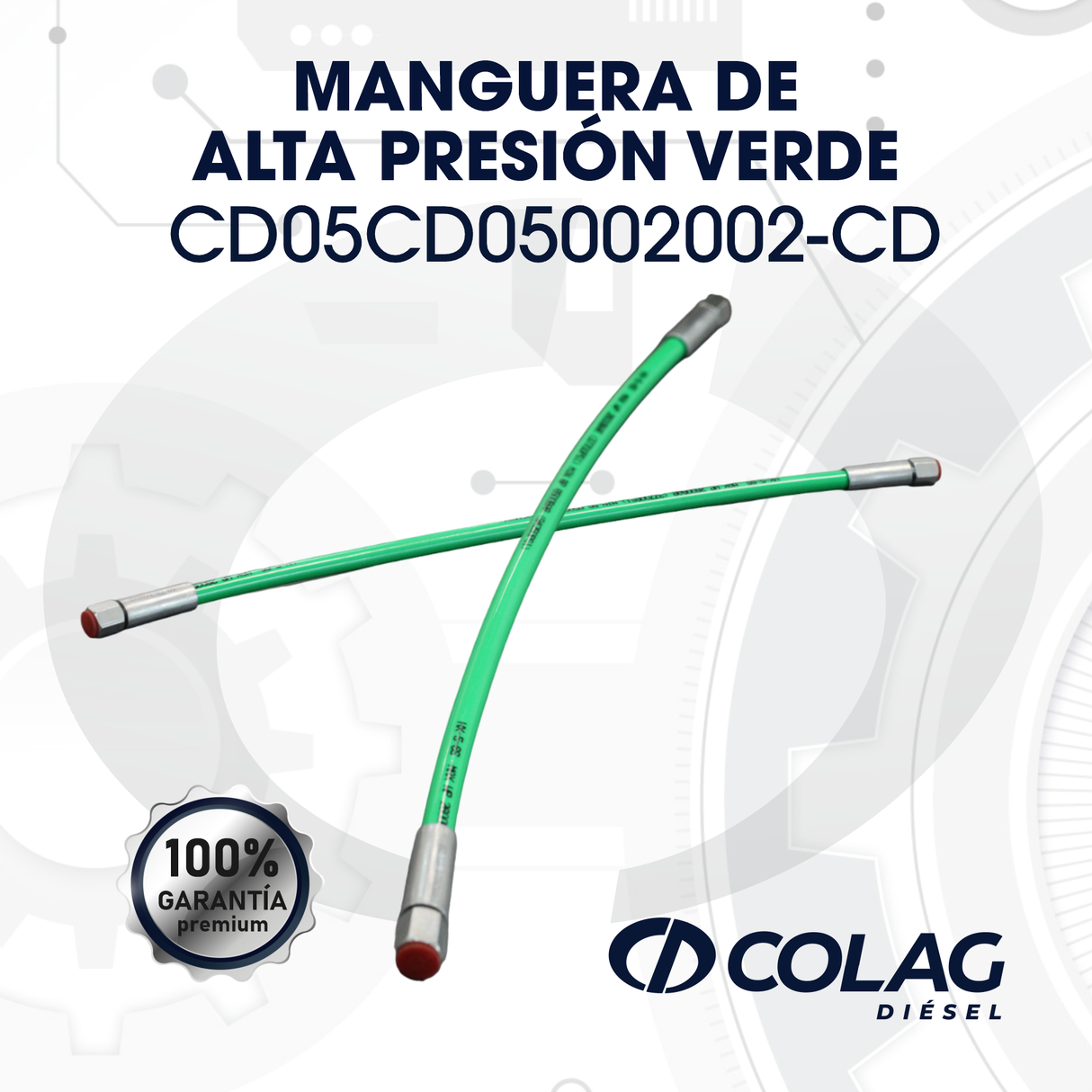 MANGUERA DE ALTA PRESIÓN VERDE